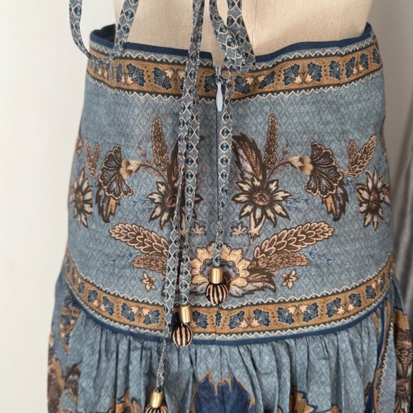 Zimmermann Women’s Ascension Plunge Halter printed cotton maxi dress - Picture 7 of 11